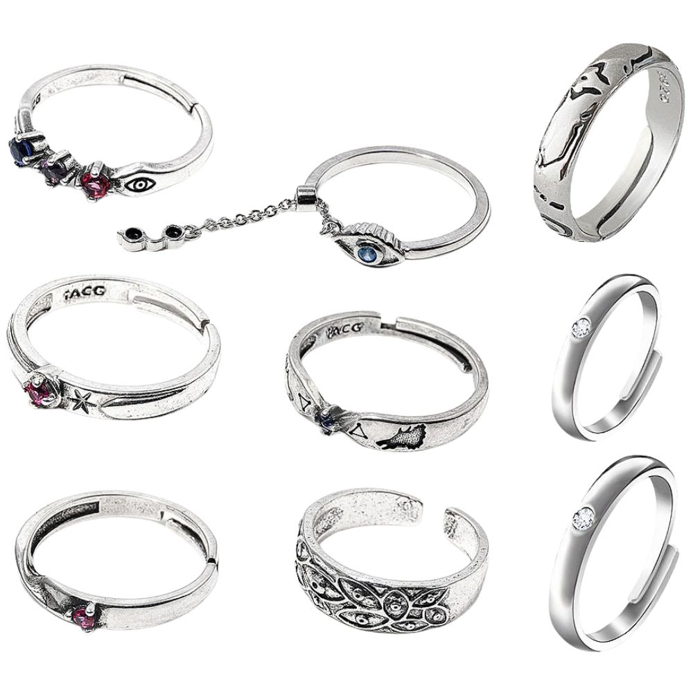 Women Accessories Gift Set - Anelli Anime JJK, Anelli Cosplay Yuta