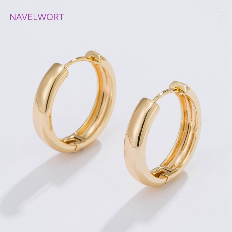 Women Accessories Gift Set - Orecchini a cerchio placcati in oro