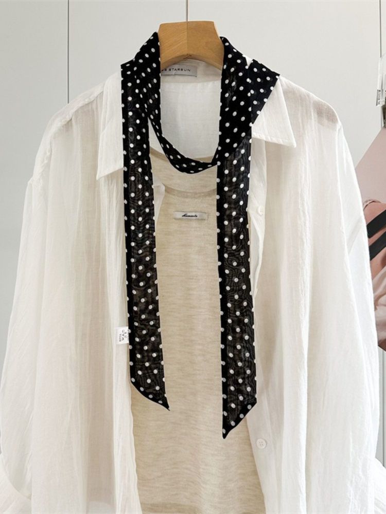 Women'S Korean Accessories - Sciarpa Lunga e Stretta da Donna