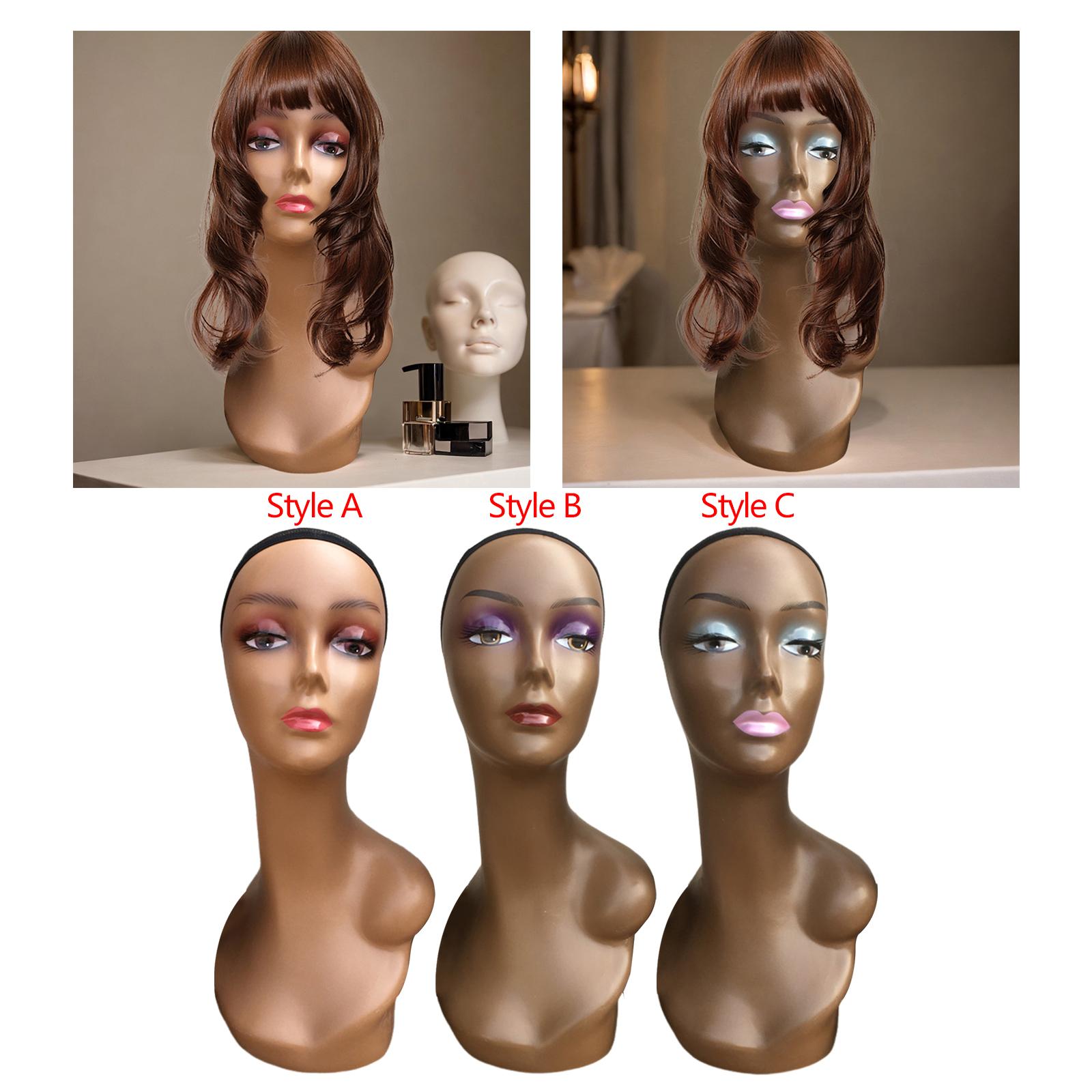 Women Accessories Display - Testa di manichino da donna con
