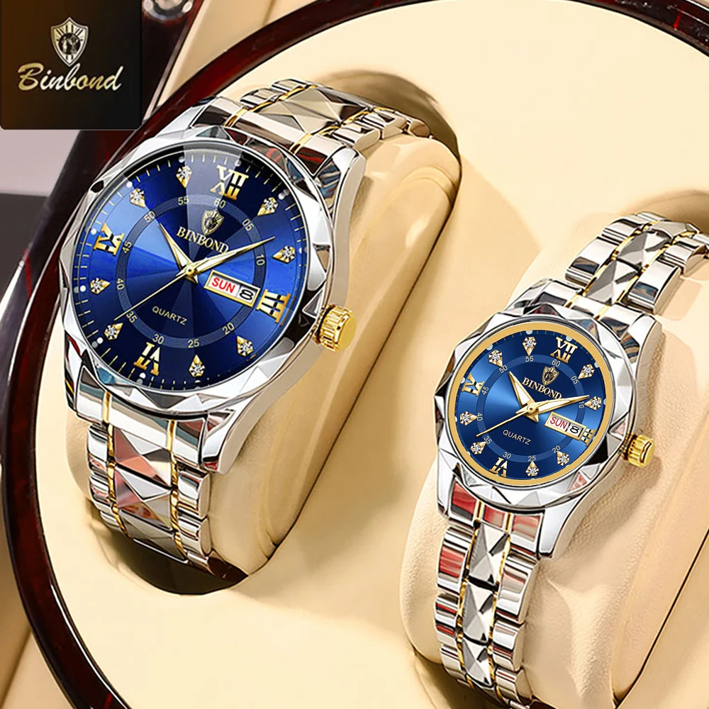 Women Accessories Display - BINBOND 2 pz/set Coppia Orologi Moda