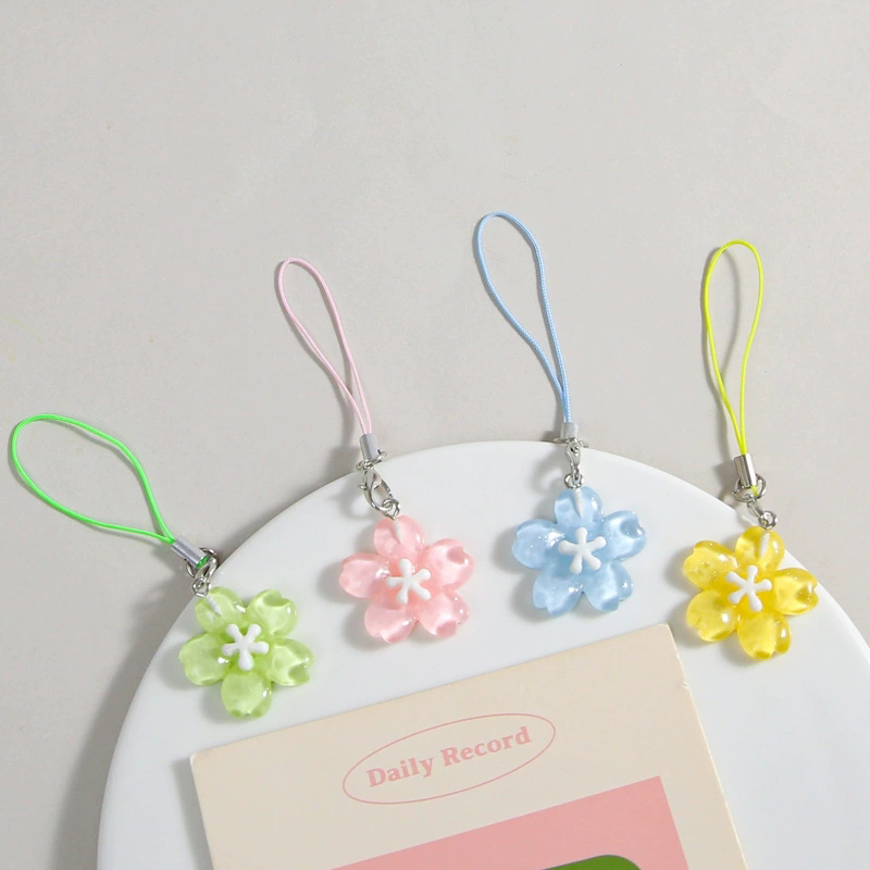 Women'S Korean Accessories - Catenelle per Telefono con Fiori in