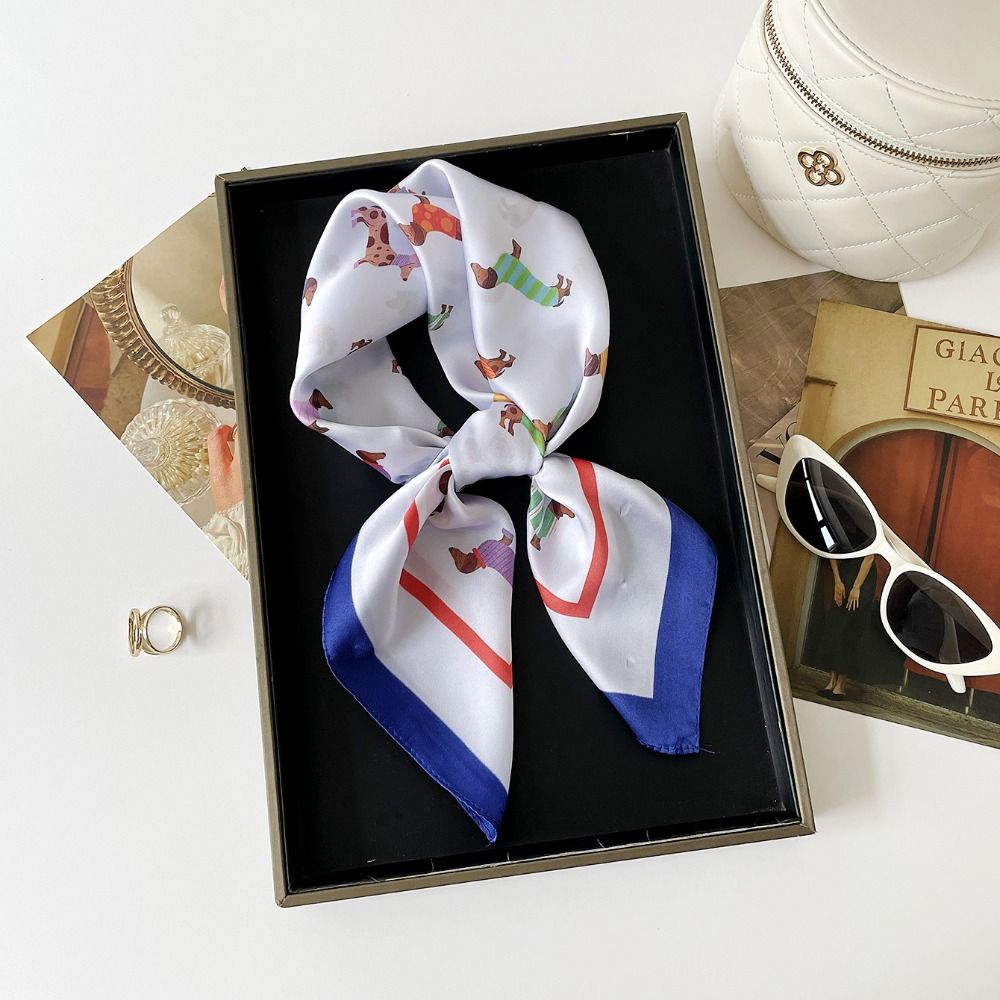 Sciarpa stampata con motivo Ba - Women'S Korean Accessories recensione e prezzo