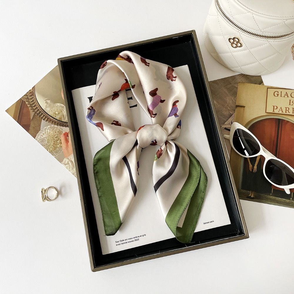 Sciarpa stampata con motivo Ba - Women'S Korean Accessories recensione e prezzo