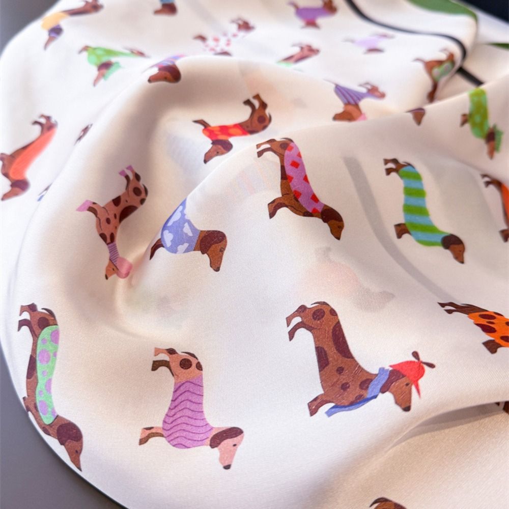 Sciarpa stampata con motivo Ba - Women'S Korean Accessories recensione e prezzo