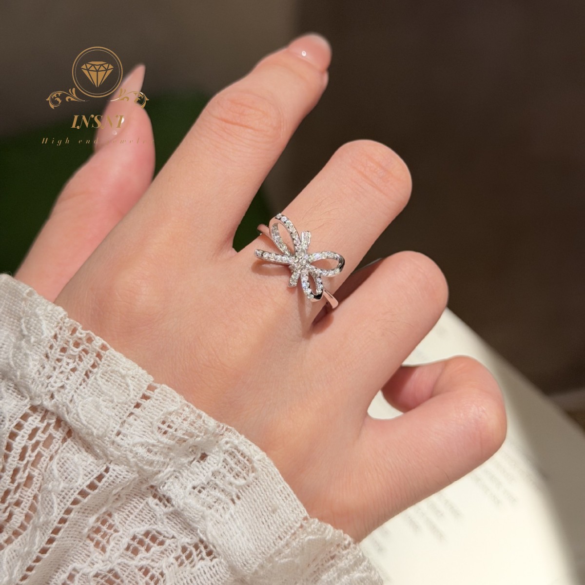 Anello a Fiocco in Argento con - Women'S Affordable Accessories recensione e prezzo