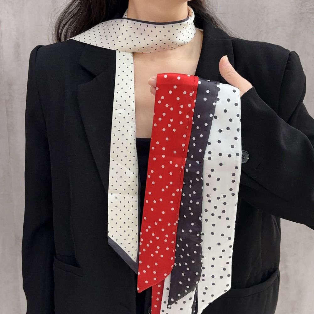 Sciarpa di Seta a Pois con Bor - Women'S Korean Accessories recensione e prezzo