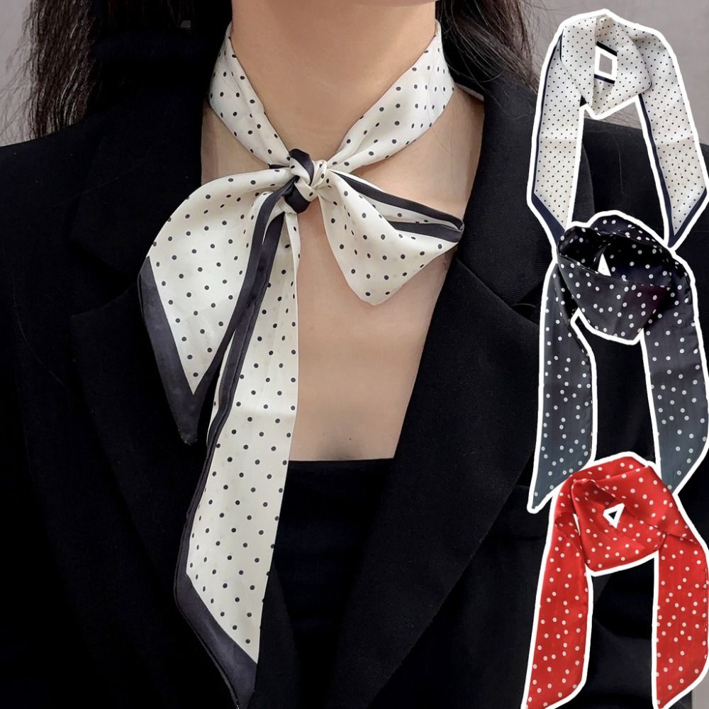 Sciarpa di Seta a Pois con Bor - Women'S Korean Accessories recensione e prezzo