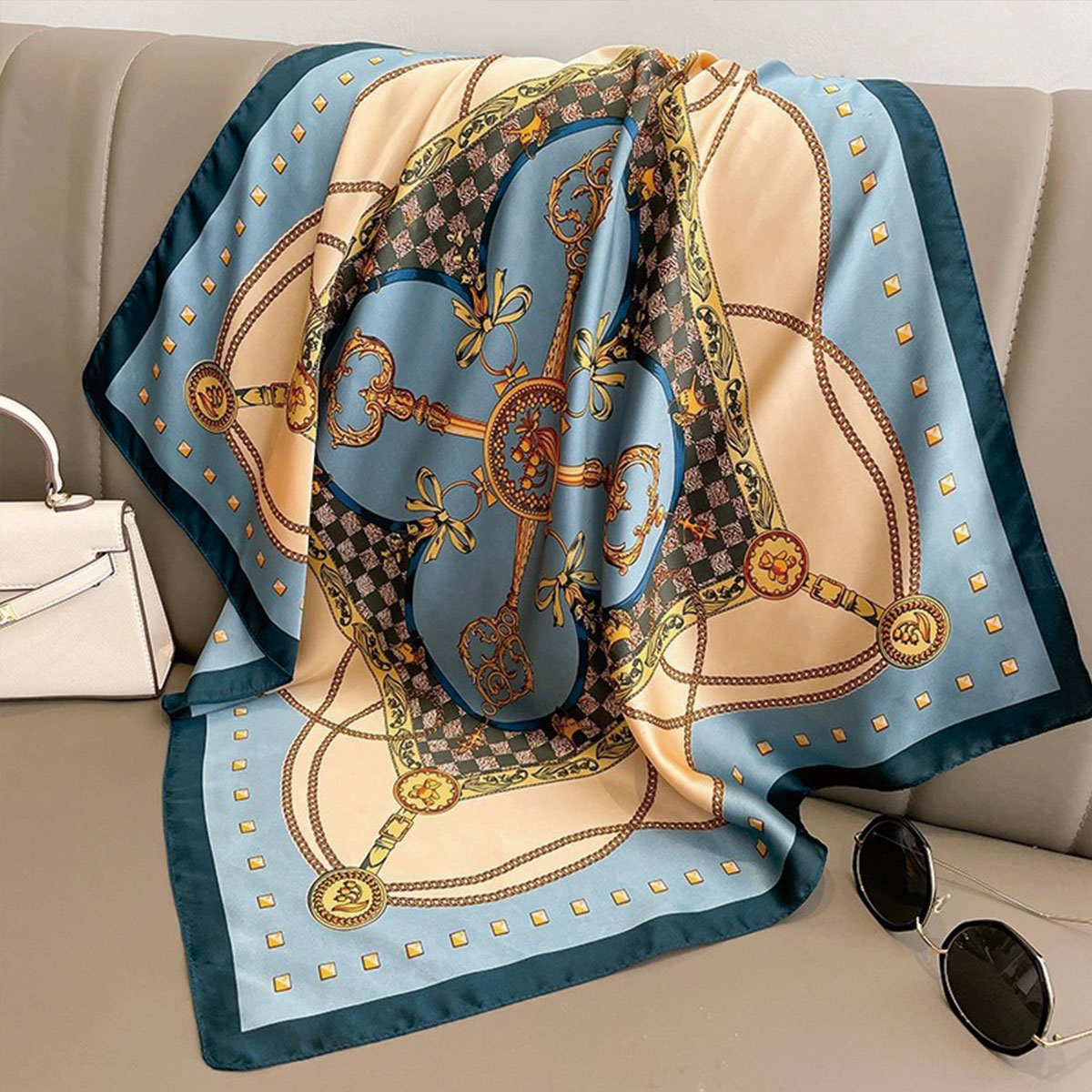70x70 cm Sciarpa quadrata in s - Women'S Korean Accessories recensione e prezzo