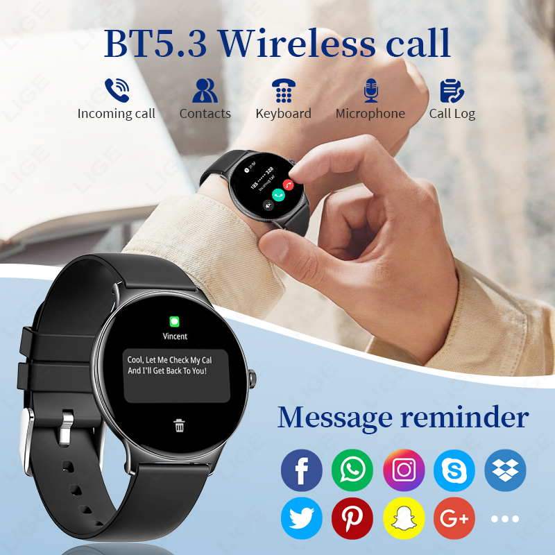 LIGE Smartwatch Ultra Sottile  - Women Accessories Display recensione e prezzo